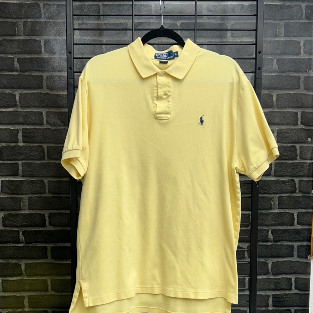 Polo by Ralph Lauren Men's Soft Yellow Polo Shirt